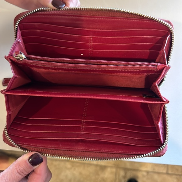 Coach maroon wallet - Picture 3 of 5